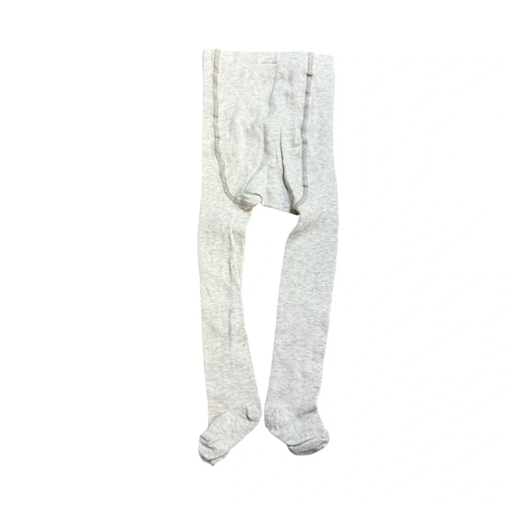 H&M Baby Beige Footed Tights 2–6M